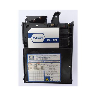 Elektronischer Münzprüfer NRI G-18 12 Volt
